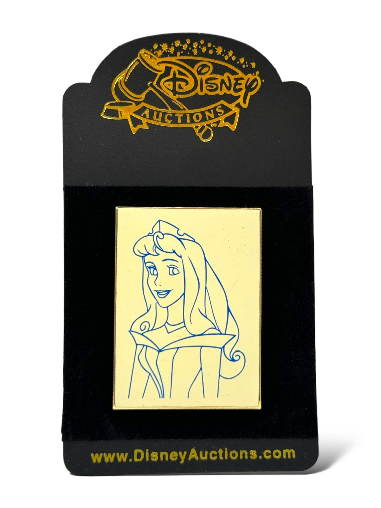 Disney Auctions How To Draw Blue Line Aurora Pin