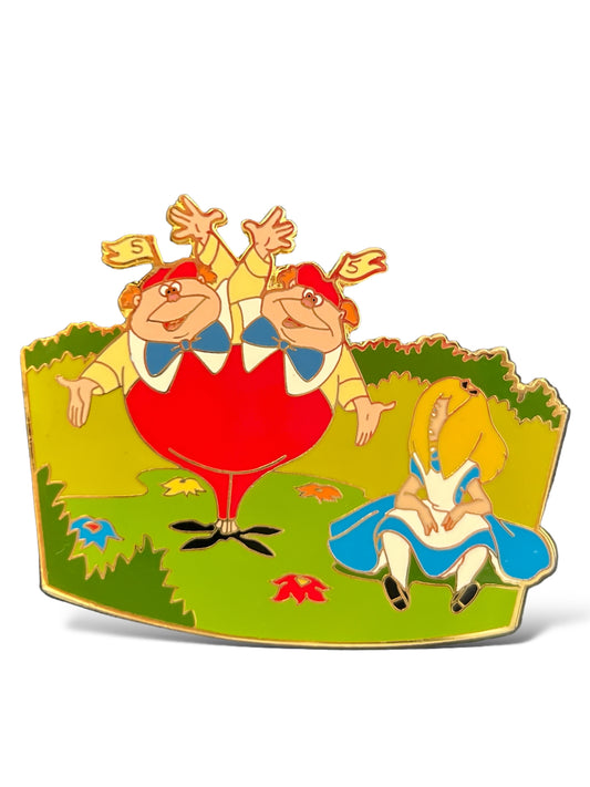 Disney Shopping 55th Anniversary Alice in Wonderland Tweedle Dee and Tweedle Dum Pin