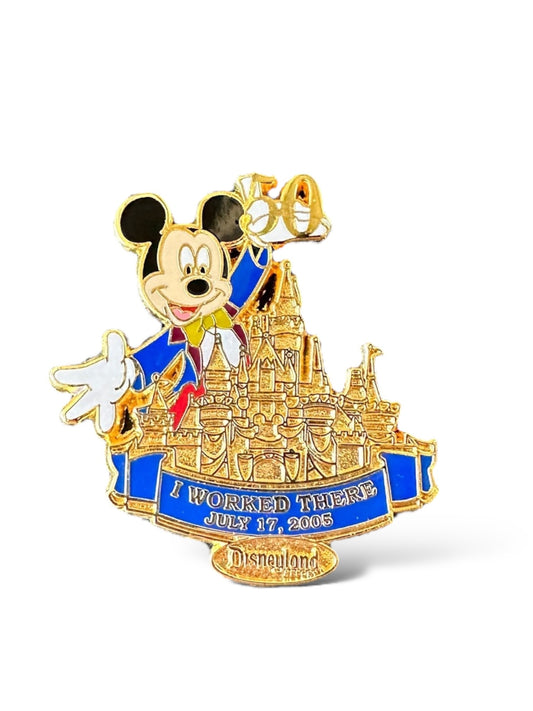 DEC Cast Member I Worked There 50th Anniversary Mickey Pin