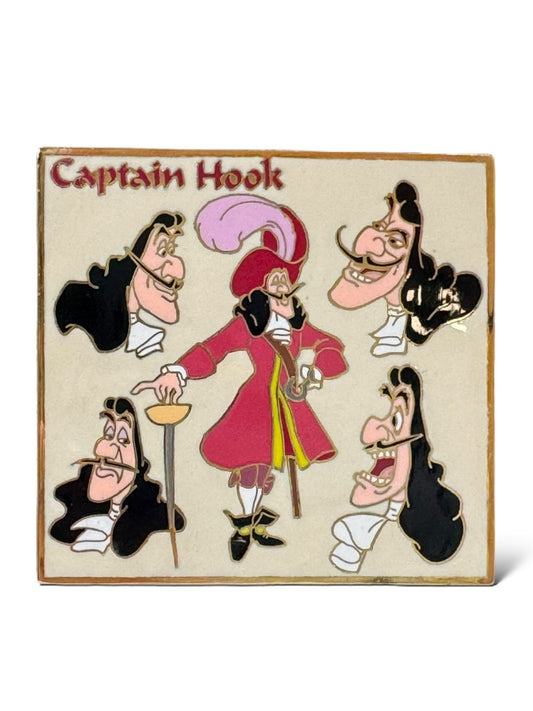 Disney Auctions Model Sheet Captain Hook Pin