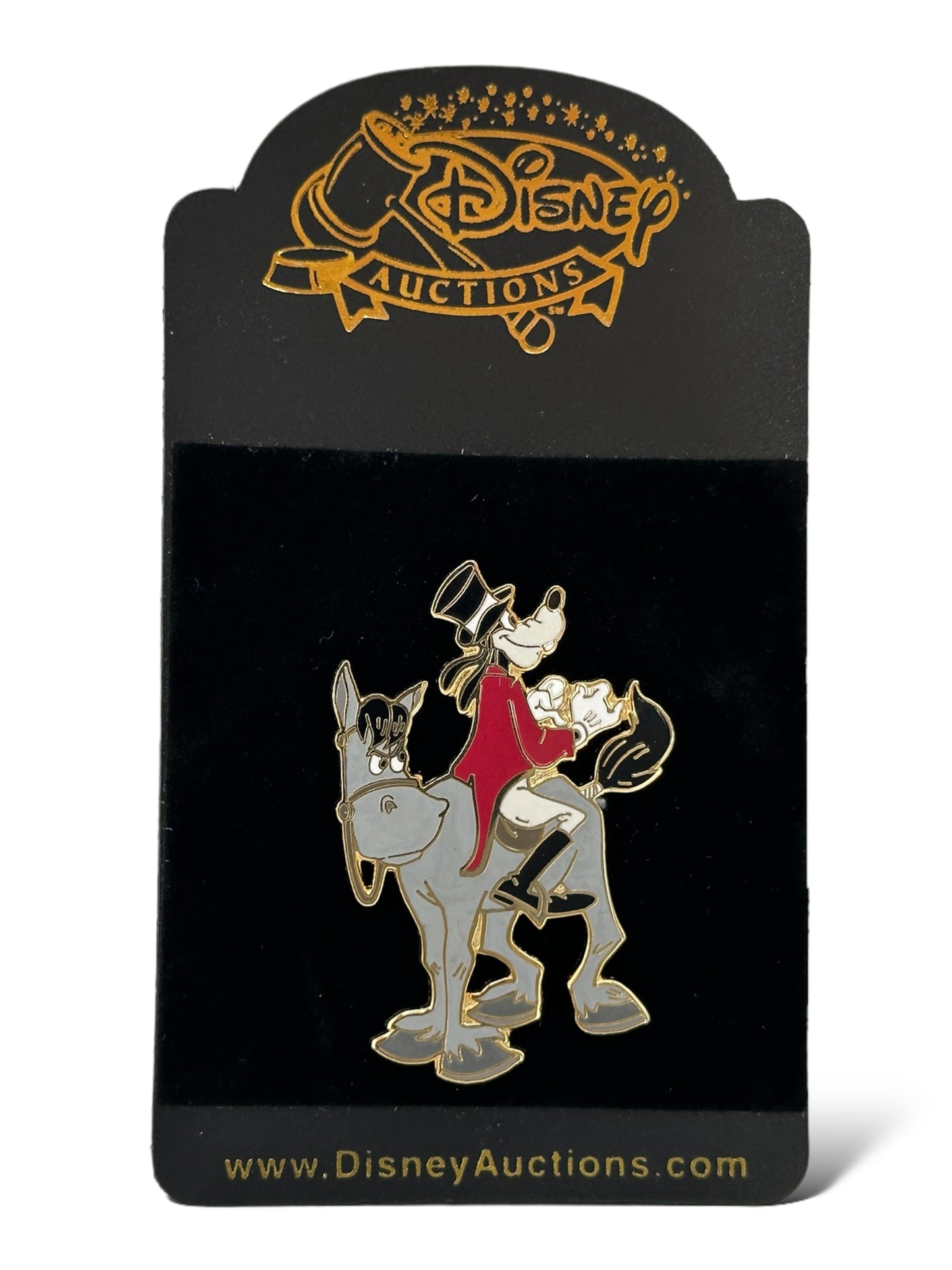 Disney Auctions Goofy on Horseback Pin