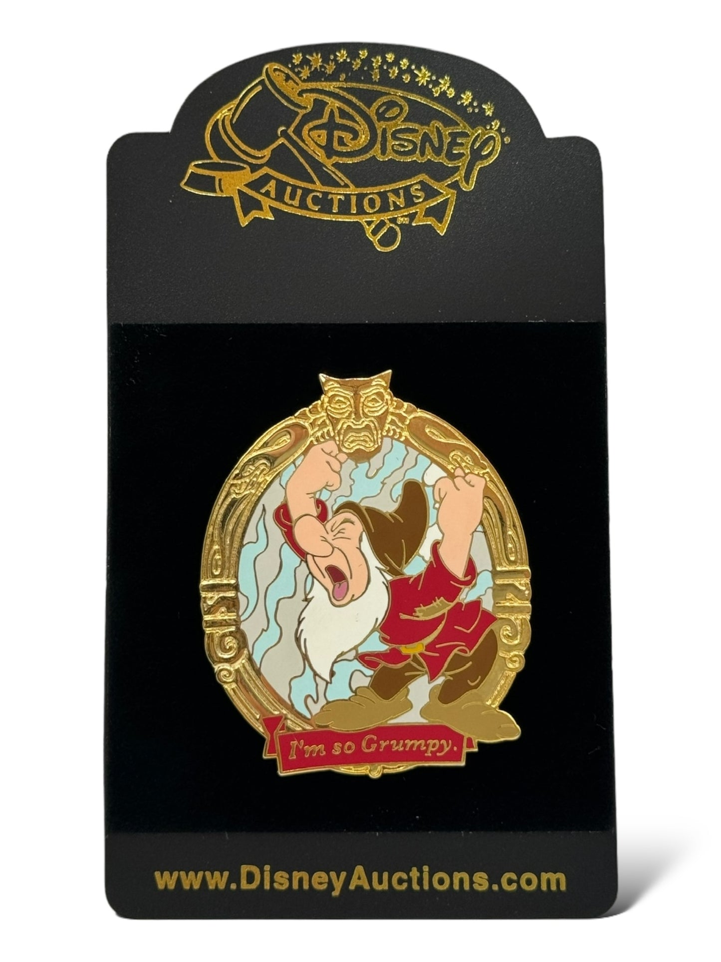 Disney Auctions Magic Mirror Dwarfs Grumpy Pin