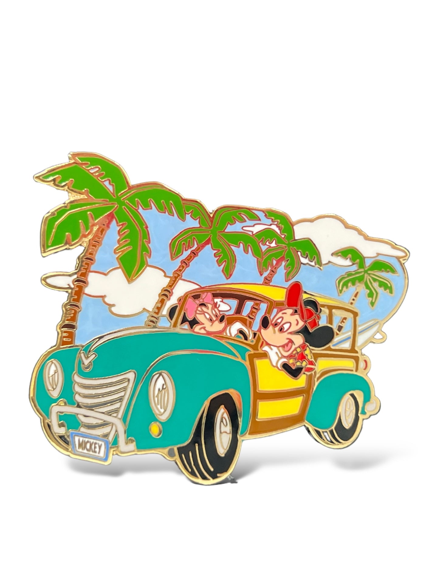 Disney Auctions Mickey and Minnie Beach Cruiser Pin