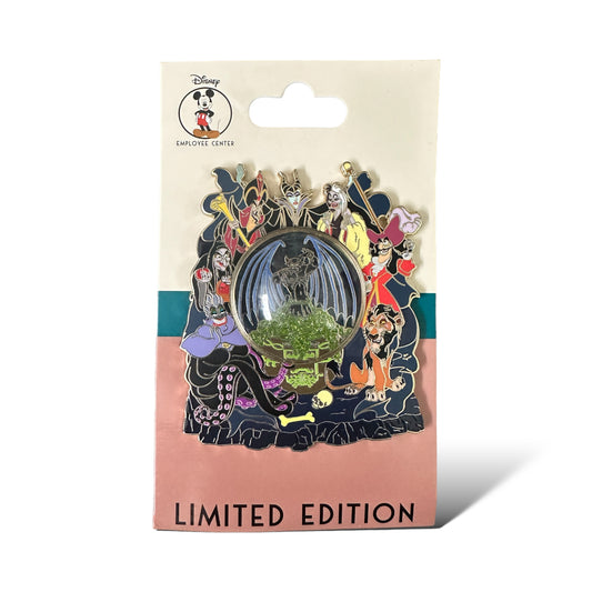 DEC Snow Globe Disney Villains Pin