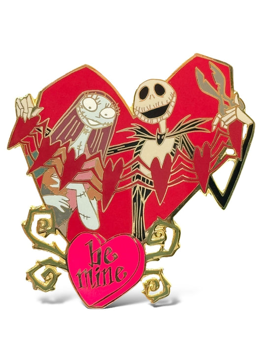 Disney Auctions Valentine's Day Nightmare Before Christmas Jumbo Pin