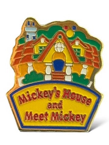 TDR Cutie Attractions Mickey's House and Meet Mickey Pin