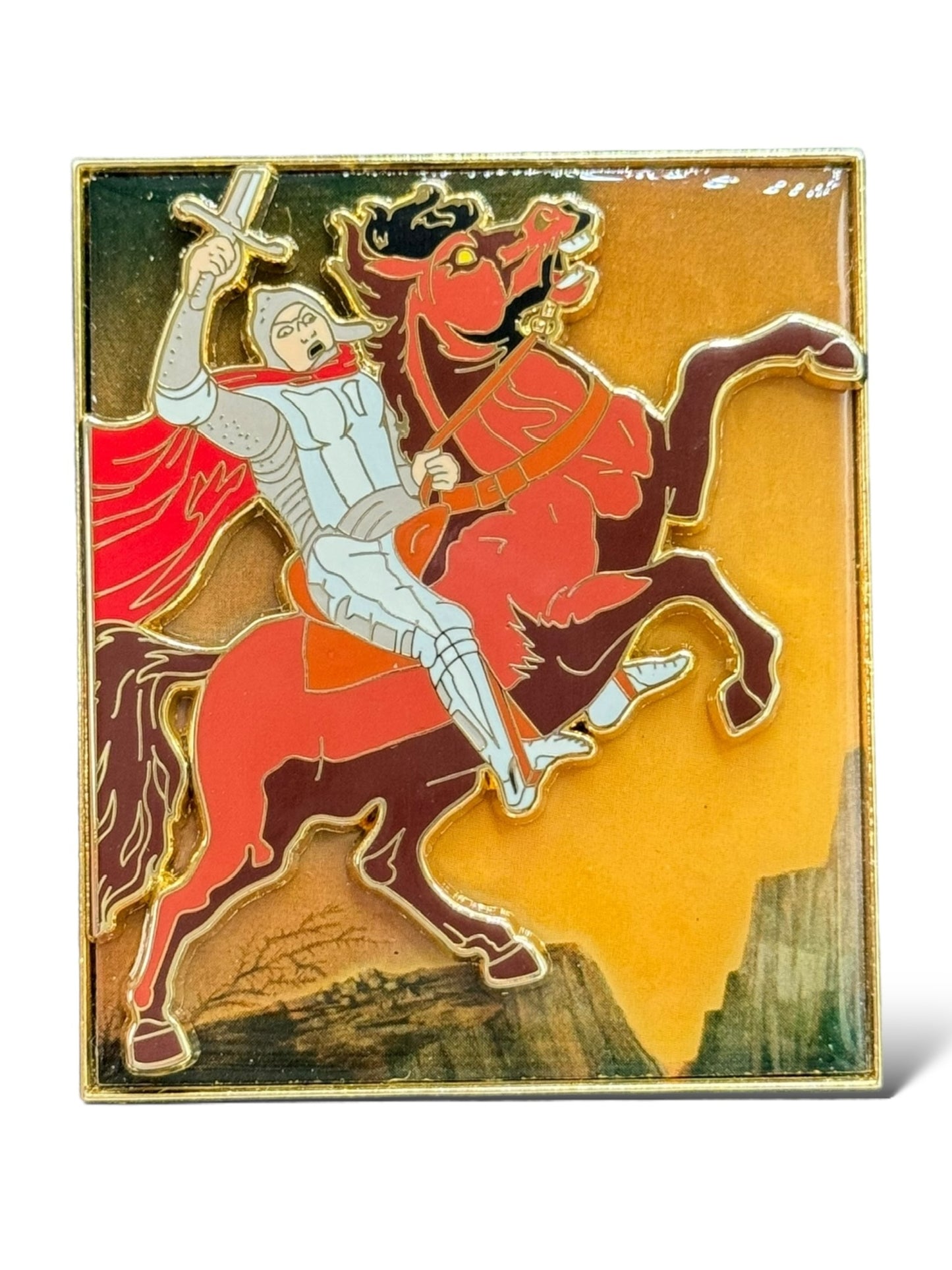 WDI Haunted Mansion Portraits Knight on Horse Pin