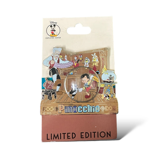 DEC Snow Globe Pinocchio Pin