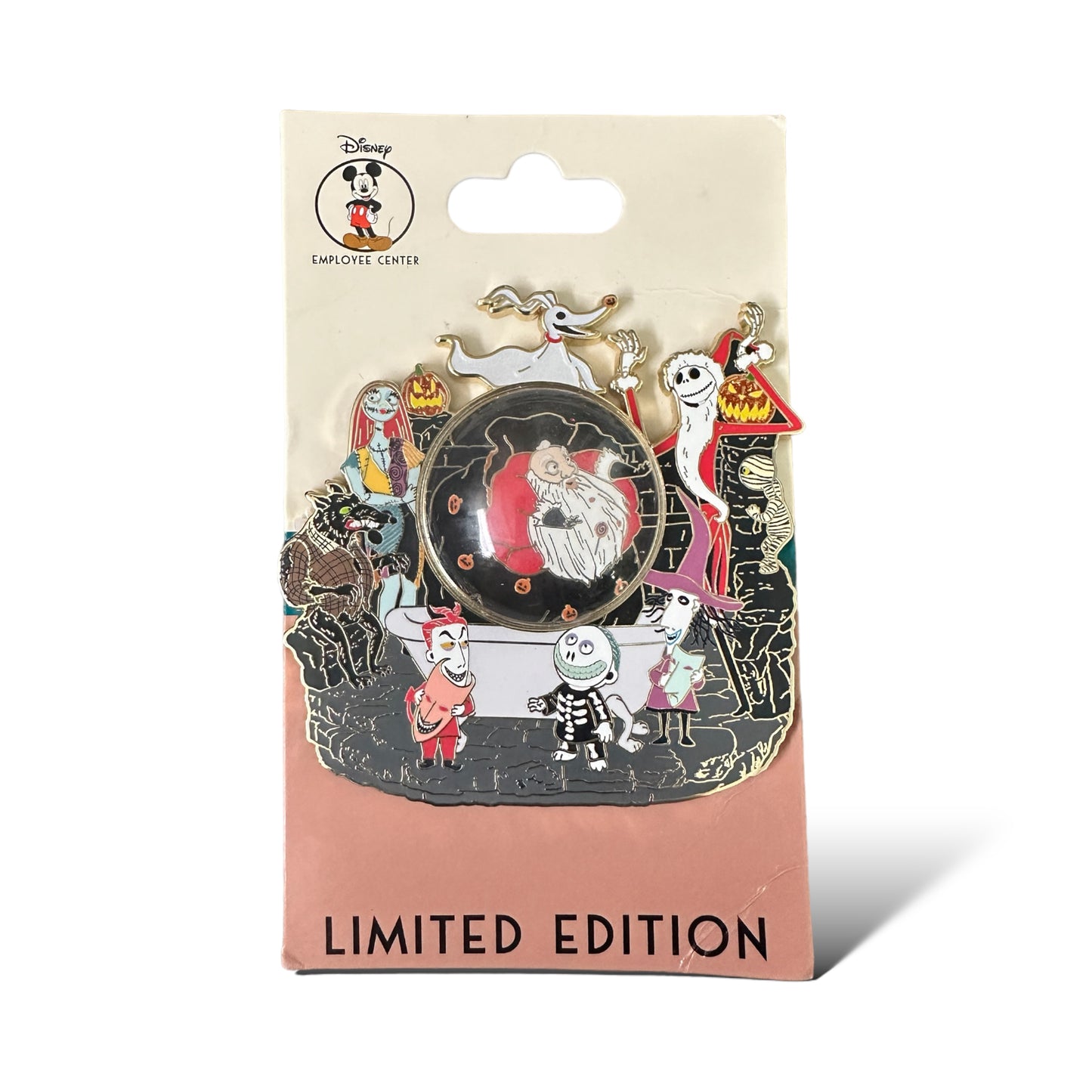 DEC Snow Globe Nightmare Before Christmas Pin