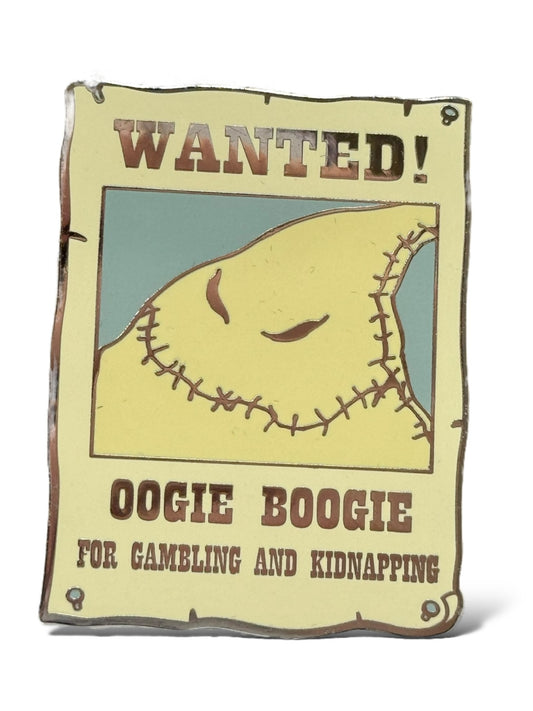 Disney Shopping Wanted! Poster Oogie Boogie Pin