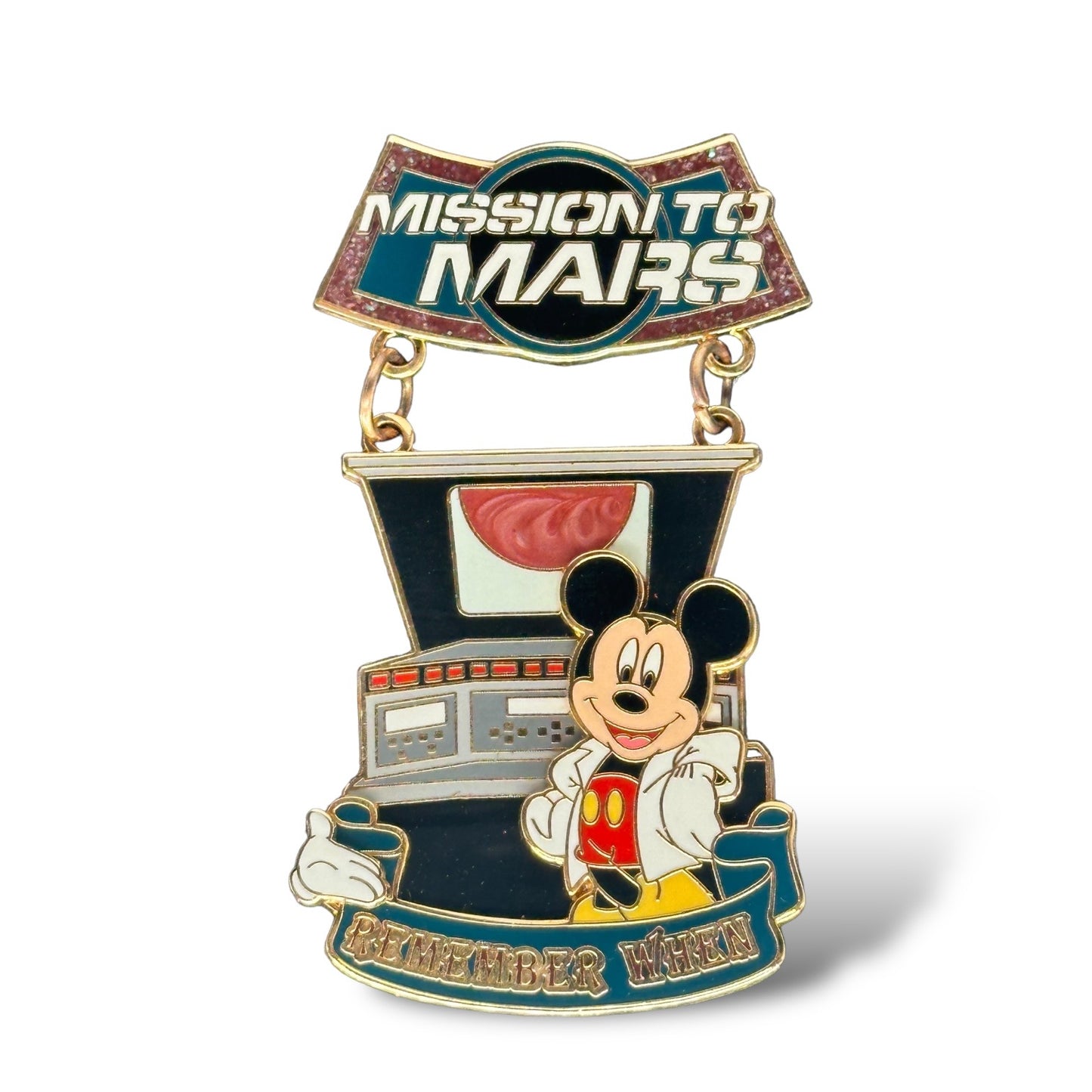 WDW White Glove Remember When Mission to Mars Pin