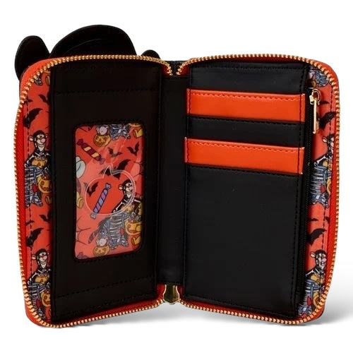 Winnie The Pooh Tigger Skeleton Zip-Around Wallet