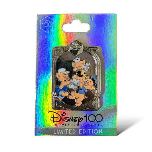 DEC Disney 100 The Three Little Pigs Pin