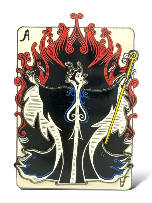 DSSH Villains Playing Cards Maleficent Pin