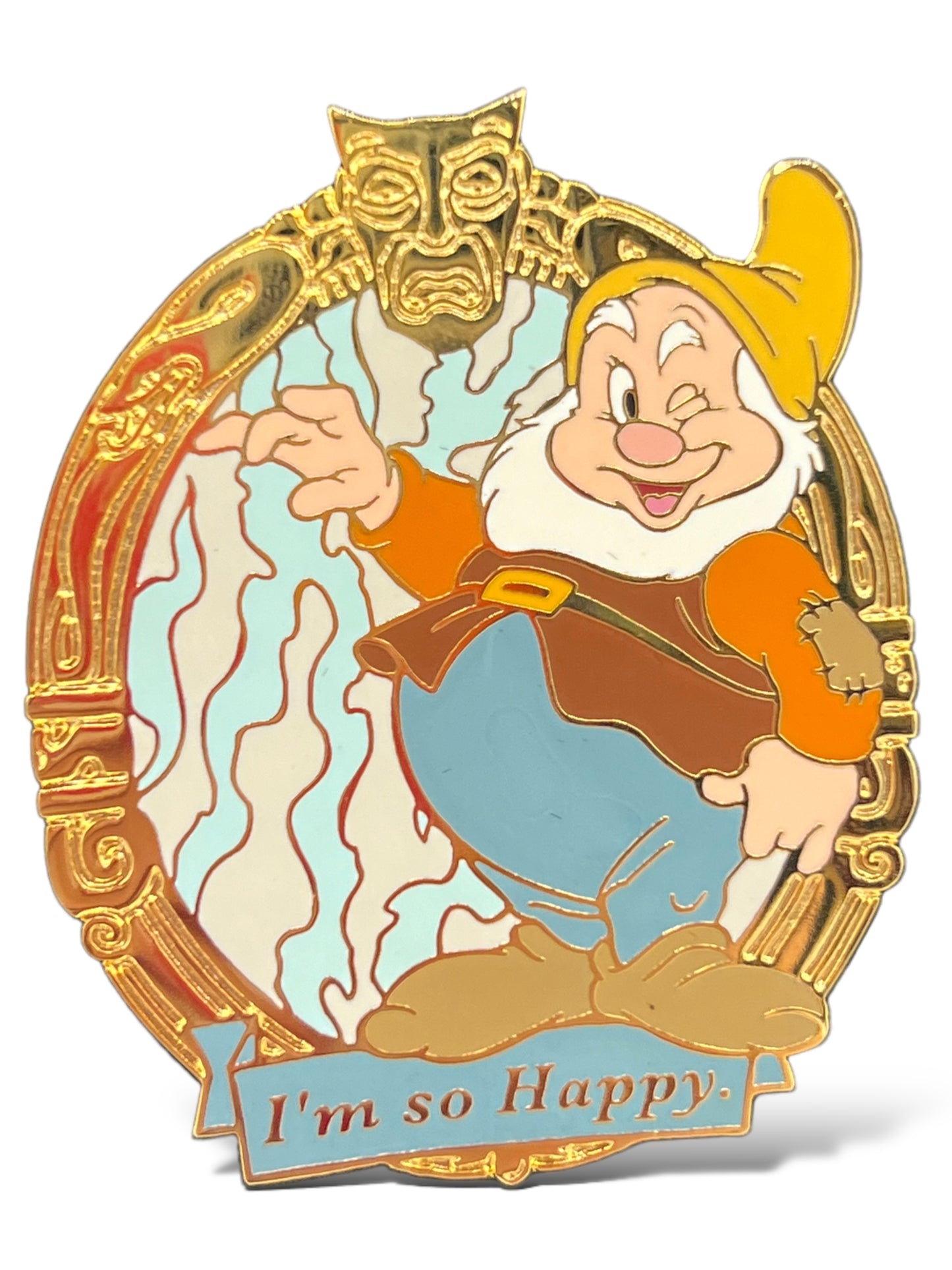 Disney Auctions Magic Mirror Dwarfs Happy Pin