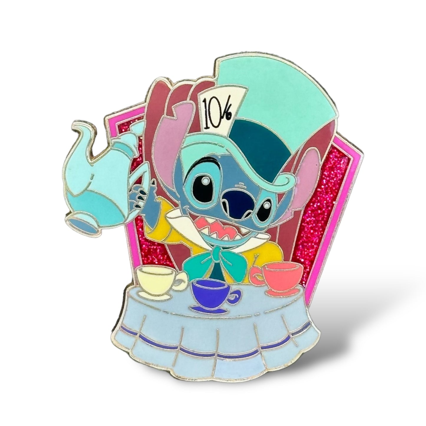 UKDS Stitch Dressed as Mad Hatter Pin