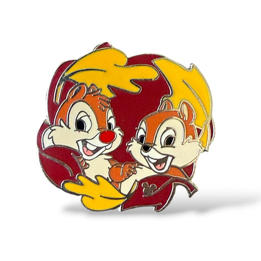 Cast Lanyard Chip n' Dale Through The Seasons Fall Pin