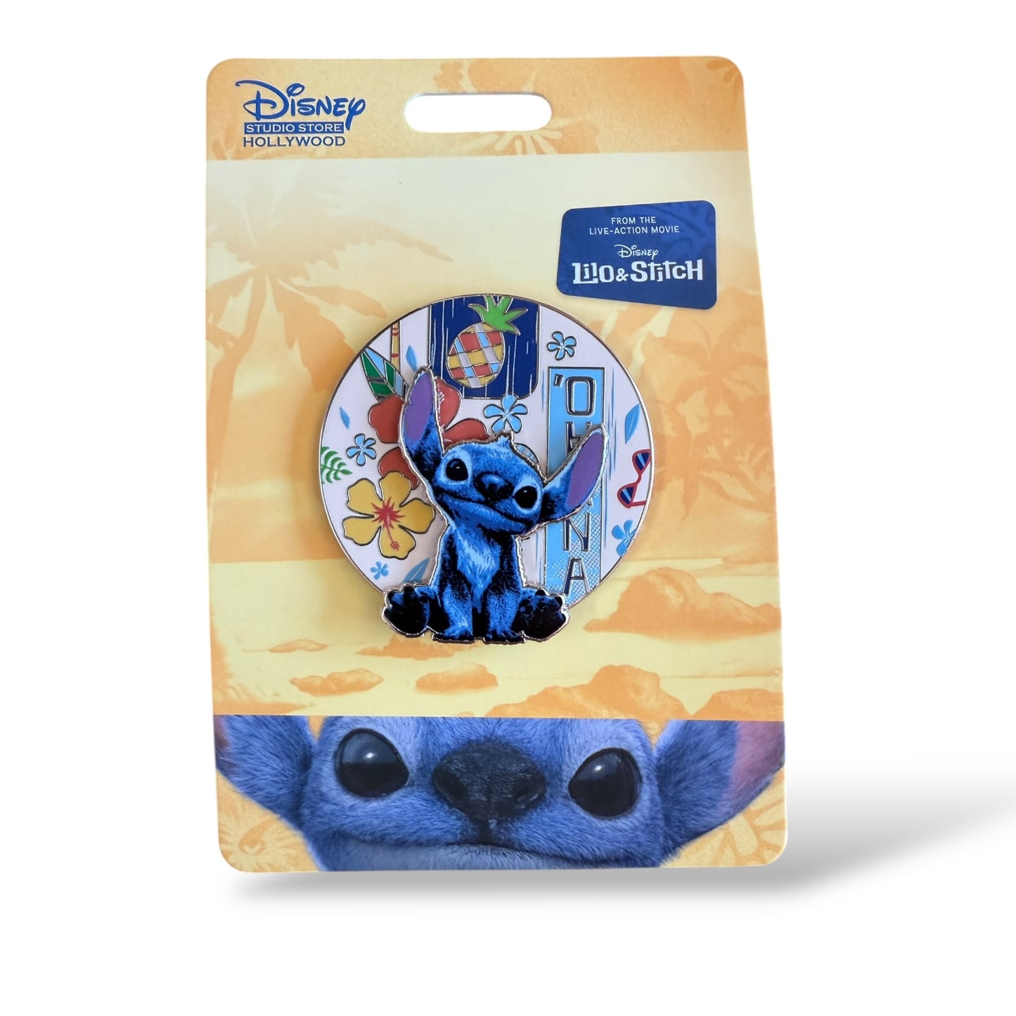 DSSH Lilo and Stitch Live Action Stitch Ohana Pin