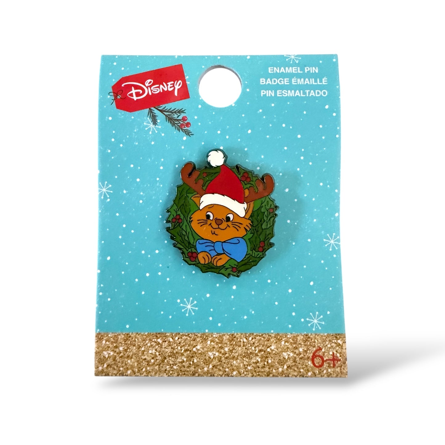 Loungefly Aristocats Wreath Holiday Toulouse Pin