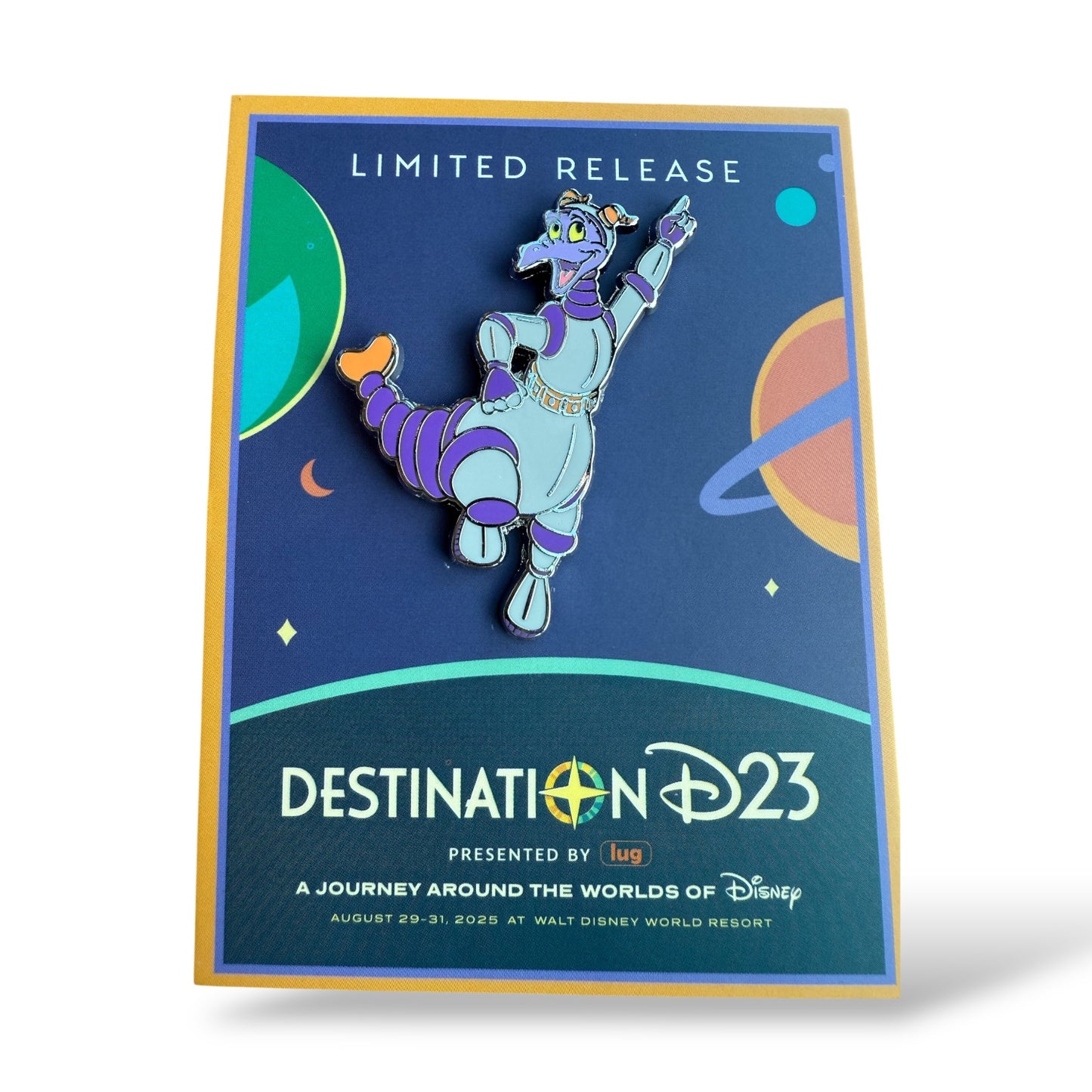 Destination D23: A Journey Around the Worlds of Disney 2025 Astronaut Figment Pin
