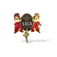 Disney Parks Tower of Terror Room 1313 Key Chip n' Dale Pin