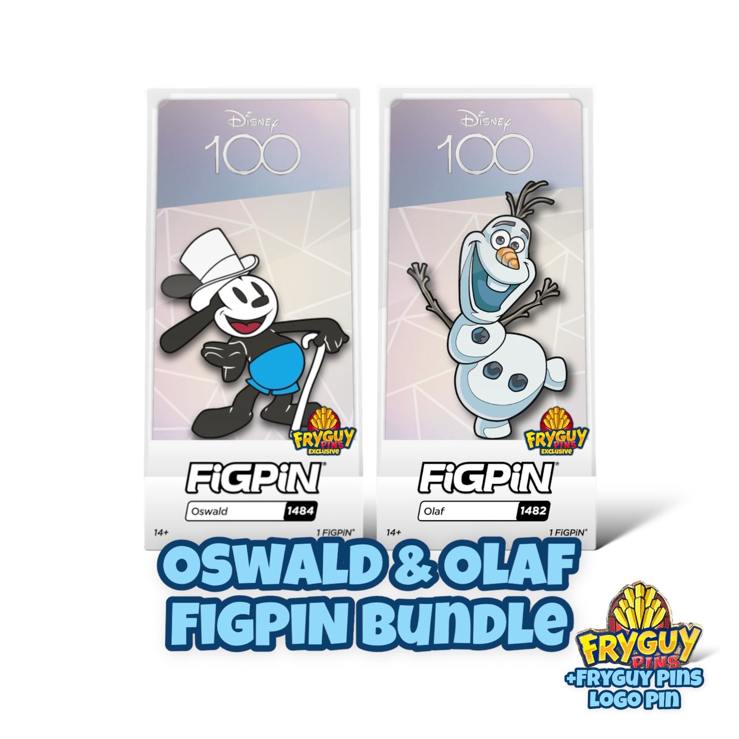 Oswald (1484) & Olaf (1482) FiGPiN Bundle