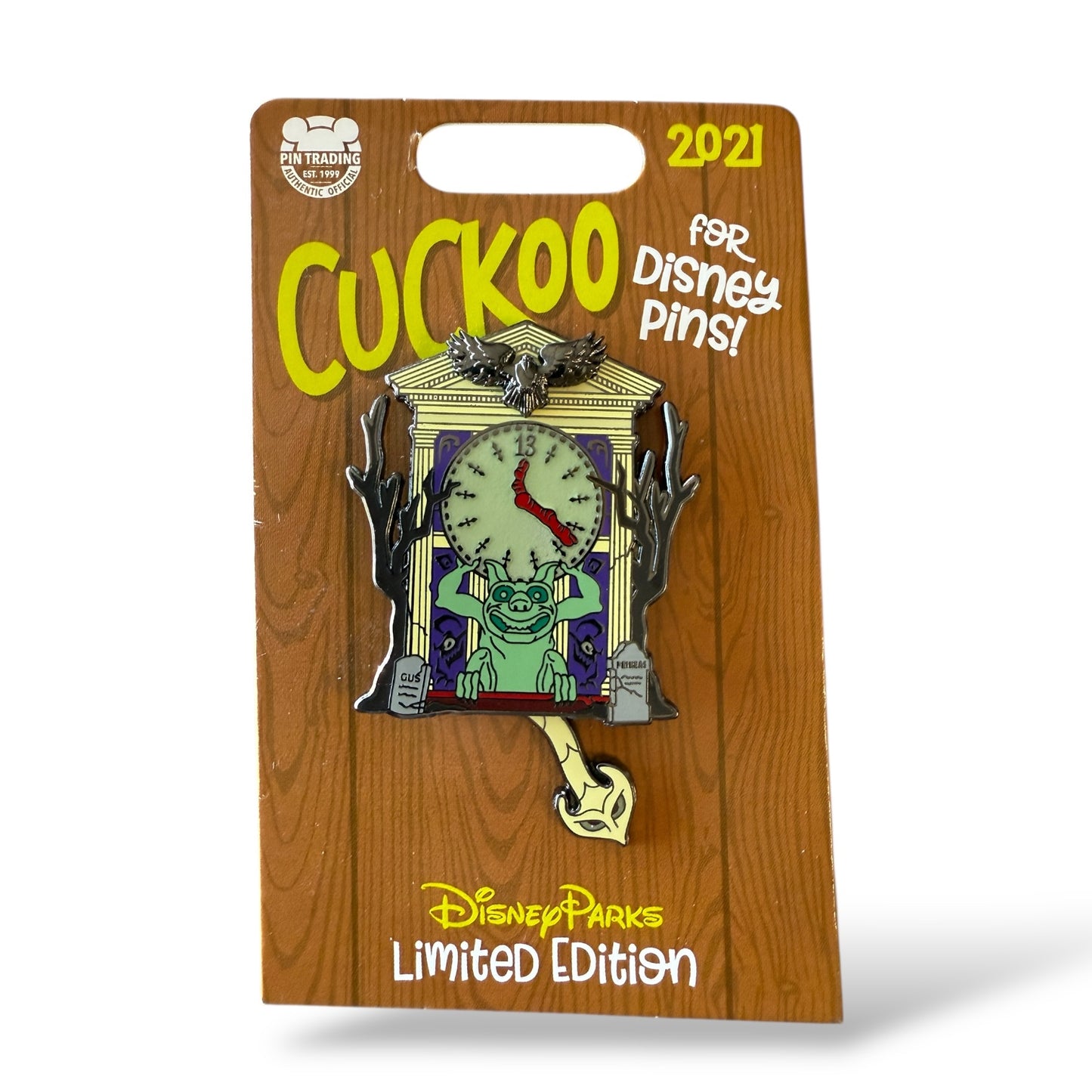 DLR Cuckoo for Disney Pins Haunted Mansion Pin