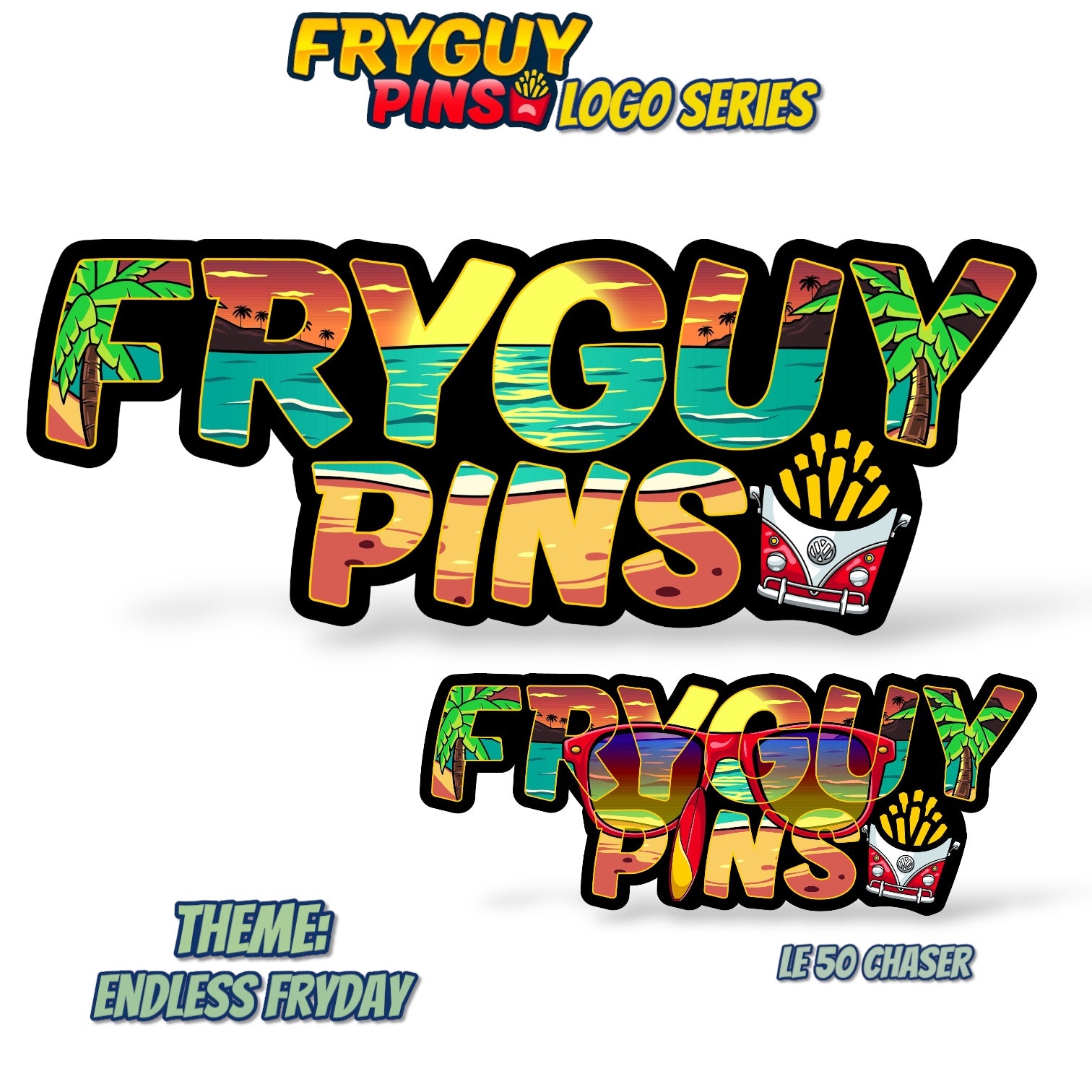 FryGuy Logo Endless FryDay Pin