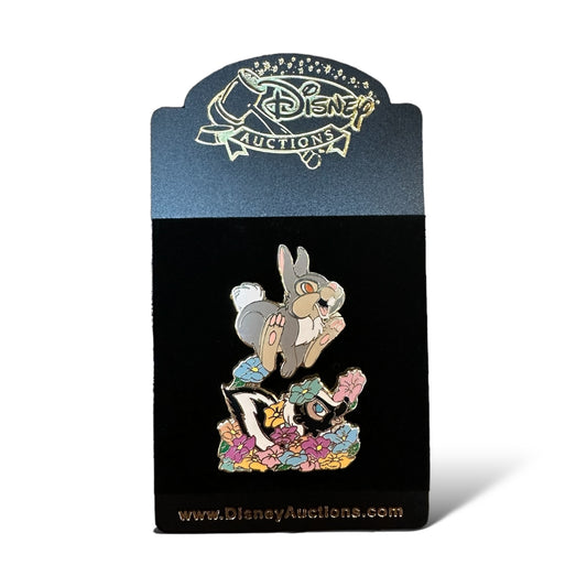 Disney Auctions Thumper Jumping Over Flower Pin