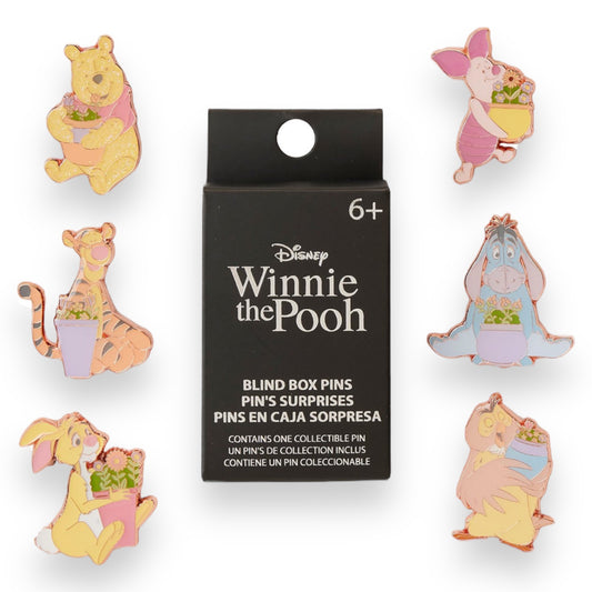 Winnie the Pooh with Flowers Mystery Pin