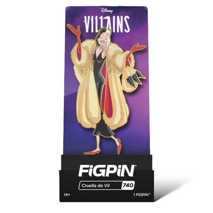 Disney Villains Limited Edition FiGPiN Gold Plated Box Set