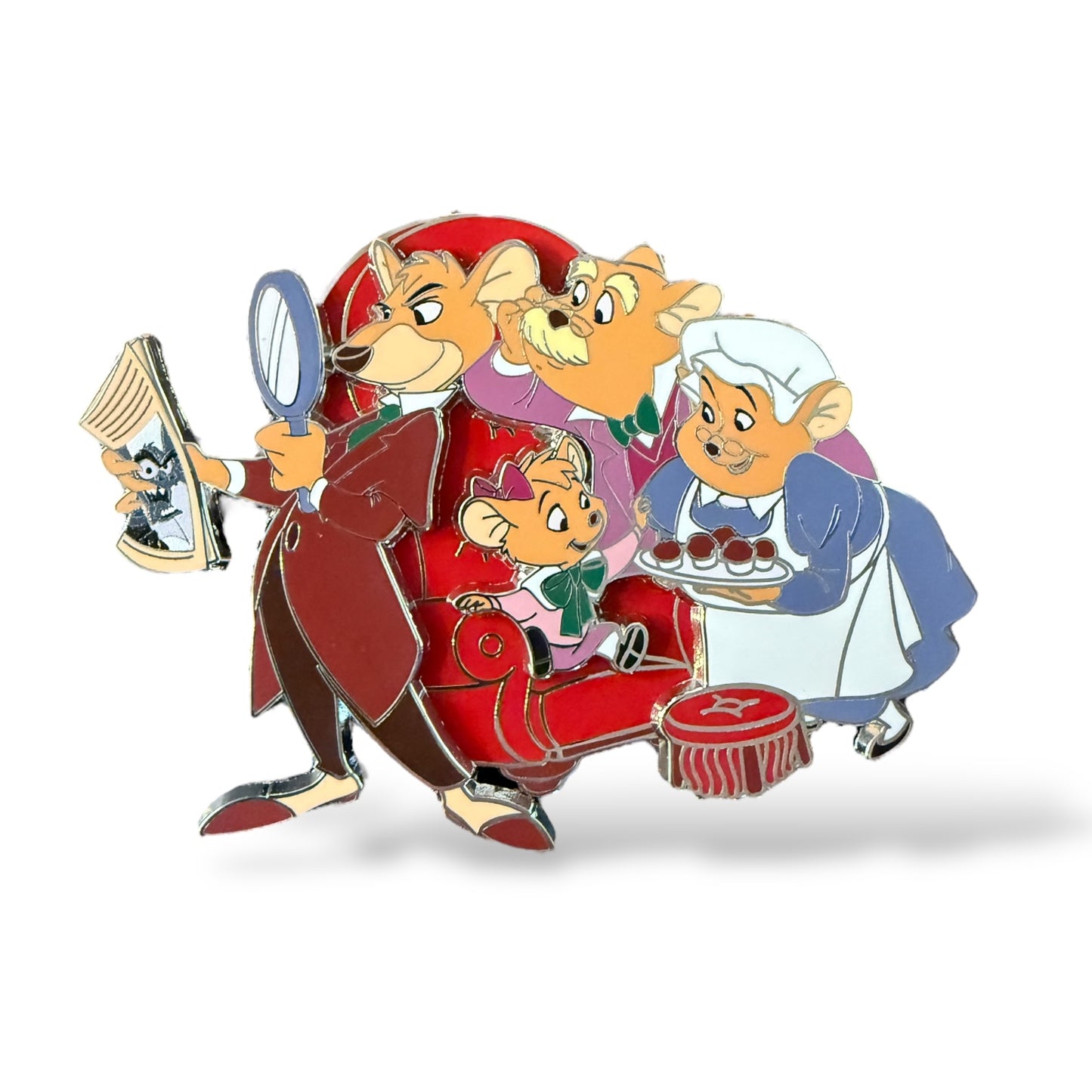 DLRP Great Mouse Detective Mice Pin