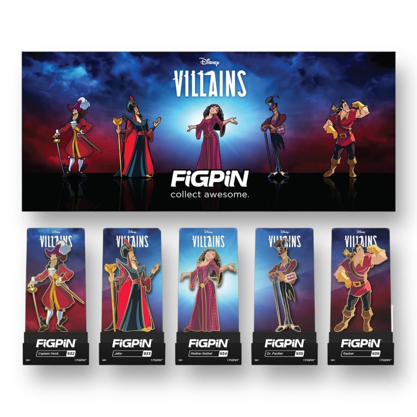 Disney Villains Deluxe FiGPiN Box Set 2022 Edition