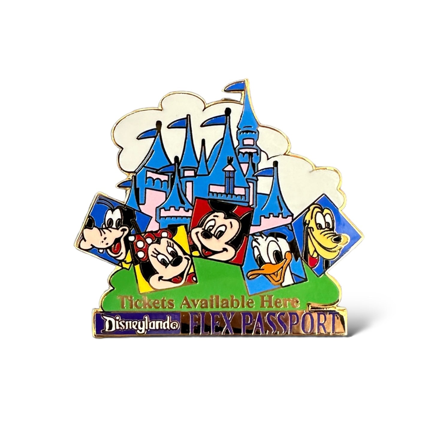 DEC Disneyland Flex Passport with Fab 5 Pin