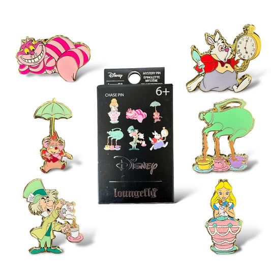 Loungefly Alice in Wonderland Unbirthday Party Mystery Pin