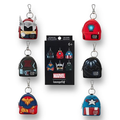 Loungefly Avengers Mystery Mini-Backpack Key Chain