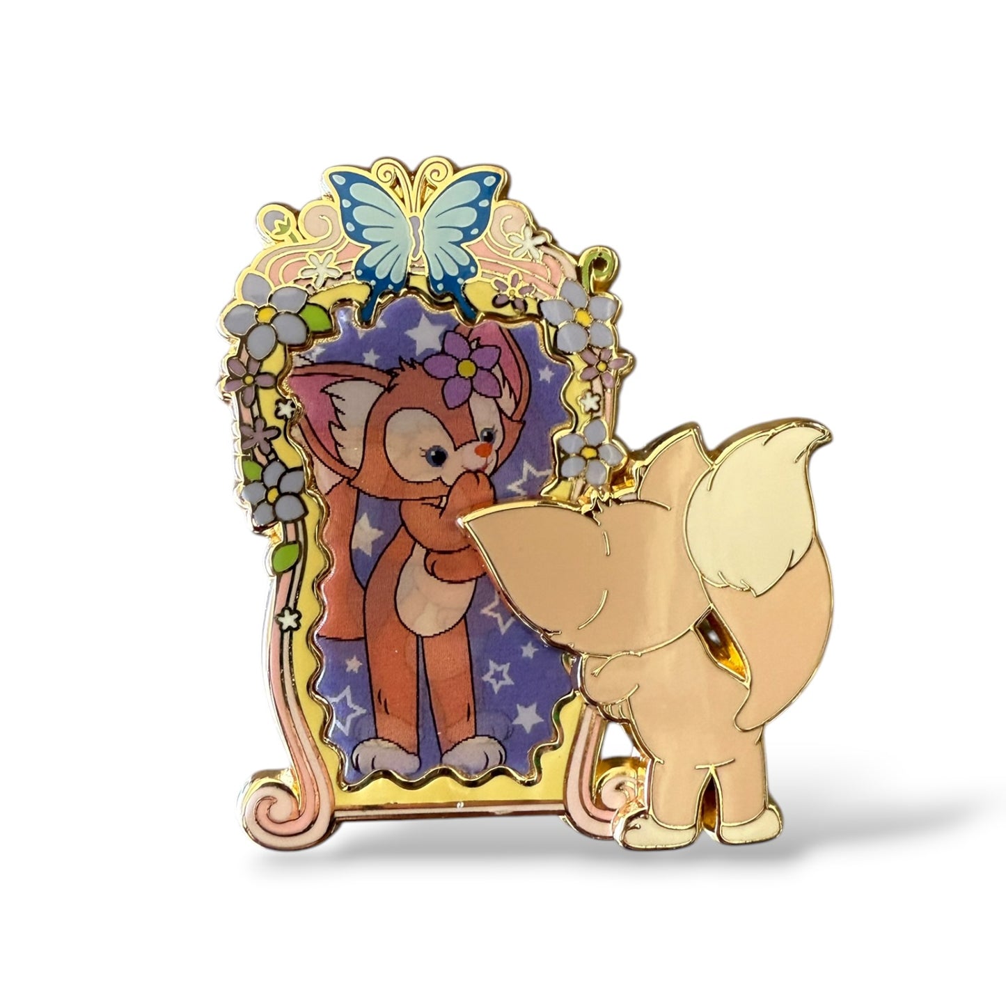 SDR Funhouse Mirrors Mystery LinaBell Lenticular Pin