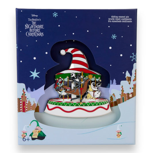 The Nightmare Before Christmas Christmas Town Carousel Sliding Jumbo Pin