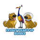 Pixar's Up Bundle Kevin, Dug, and Cone of Shame Dug FiGPiN – FryGuy Pins Exclusive