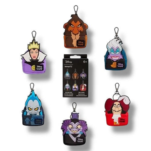 Disney Villains Mystery Box Mini-Backpacks Bag Charm