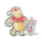 DLRP Christmas Santa Hat Winnie the Pooh and Piglet Walking Pin