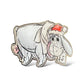 DLRP Christmas Santa Hat Eeyore Pin