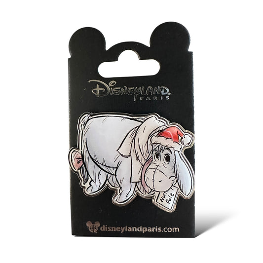 DLRP Christmas Santa Hat Eeyore Pin