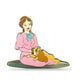 WDI Heroines with Dogs Darling and Lady Pin