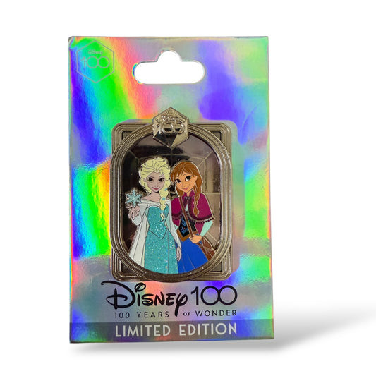 DEC Disney 100 Elsa and Anna Pin