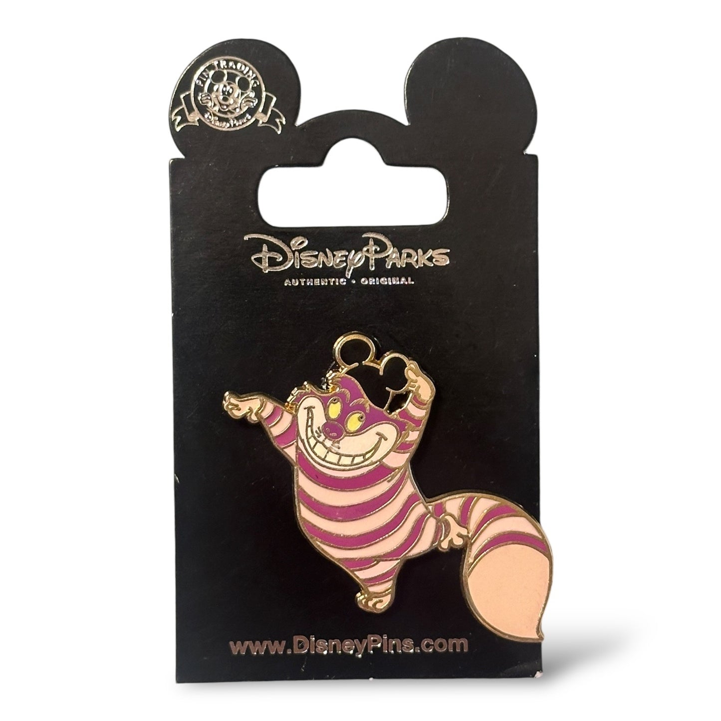 Disney Shopping Mickey Ears Cheshire Cat Pin