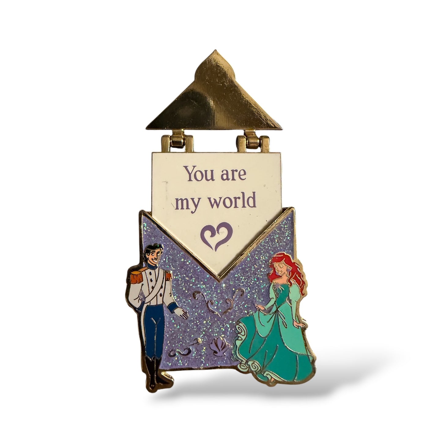 Disney Parks Love Letters Ariel and Eric Pin