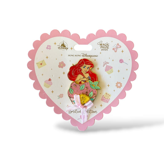 HKDL Magic Prize 2026 Princess Cupcakes Ariel Pin