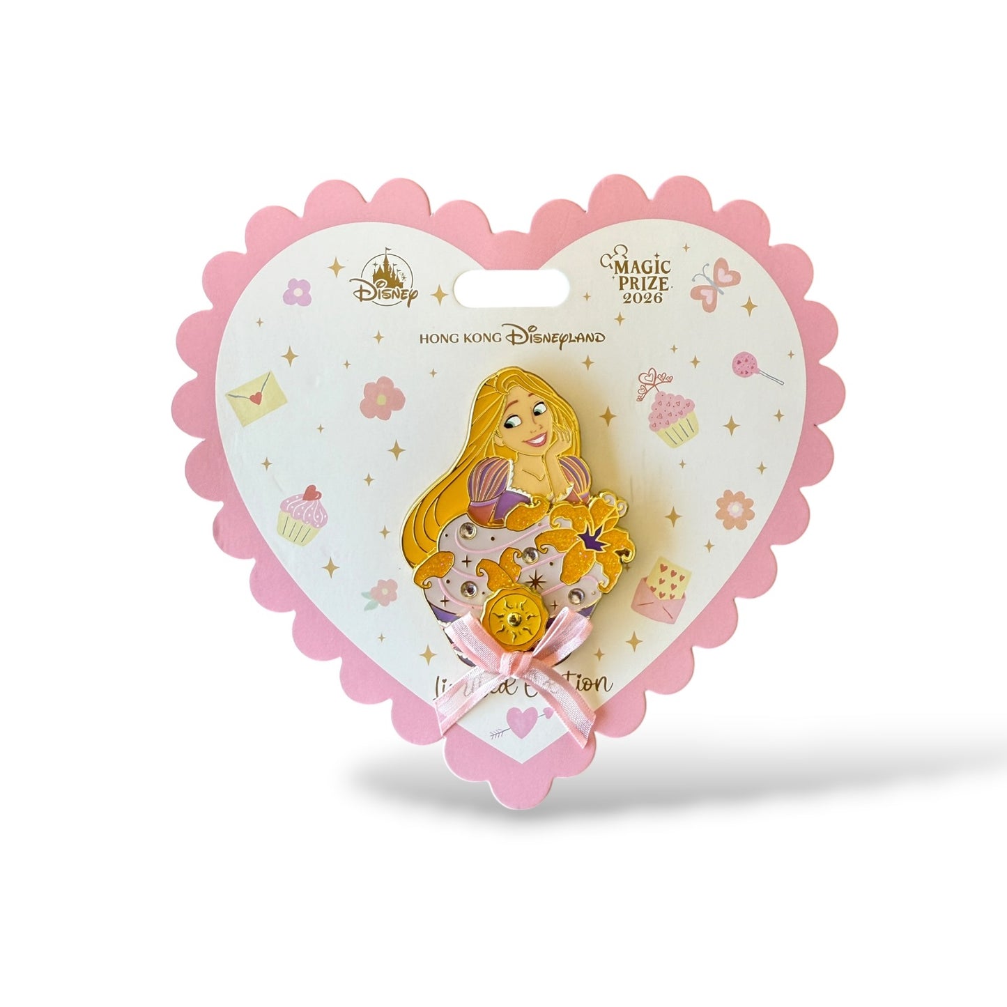 HKDL Magic Prize 2026 Princess Cupcakes Rapunzel Pin