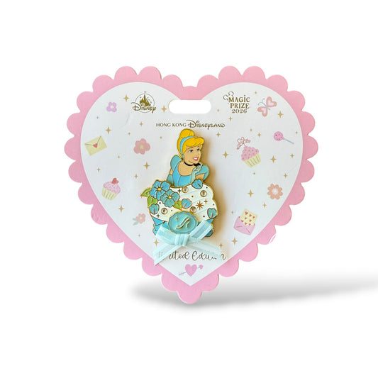 HKDL Magic Prize 2026 Princess Cupcakes Cinderella Pin